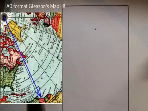 …measuring distances on the gleason's map, is it even possible the earth is level & tnts.games?