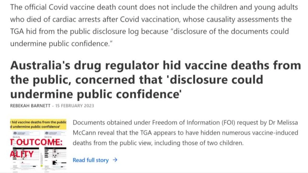 Official Covid Vaccine Death Count 50% Higher Than Thought - Dystopian Downunder