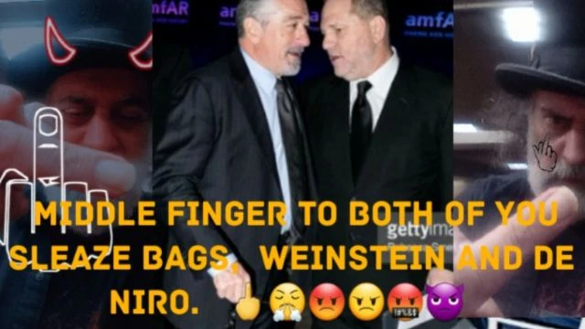 Robert De Niro Is A Sleaze And Hypocrite.  🖕😤😡😠🤬👿