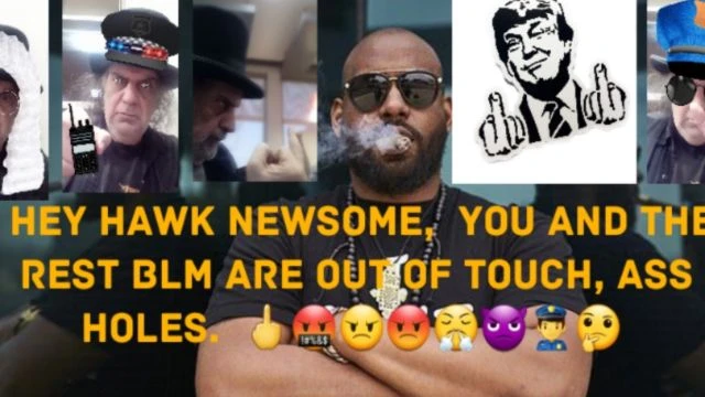 Hawk Newsome Is A Stupid Thug Idiot.  🖕🤬😠😡😤👿👮‍♂️🤔