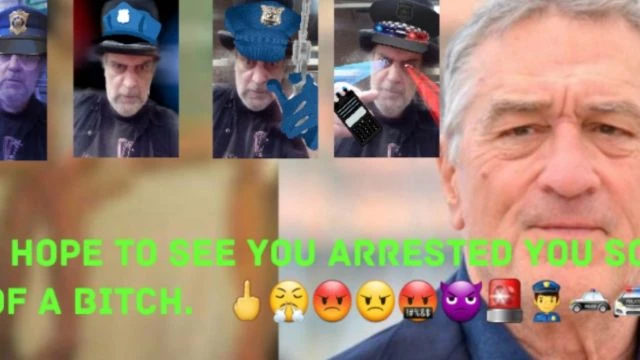 Robert De Niro Is An SOB Pervert.  🖕😤😡😠🤬👿🚨👮‍♂️🚓🚔