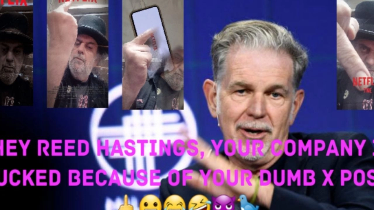 Netflix Canceled Because Reed Hastings Tweets.  🖕😀😂🤣😈🐦