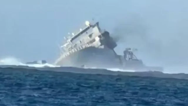 HMNZS Manawanui Sinking