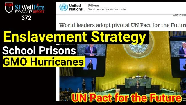 UN Pact for the Future ties to the Weather Weapon / School Prison Script