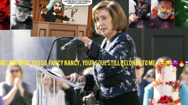 Fancy Nancy Is Now Condemned By The Left.  😀😂😈🔥☠👻