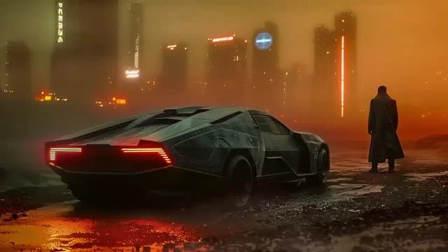 BLADE RIDER A Deep Cyberpunk Ambient Journey   Blade Runner 2049 Ambient Music