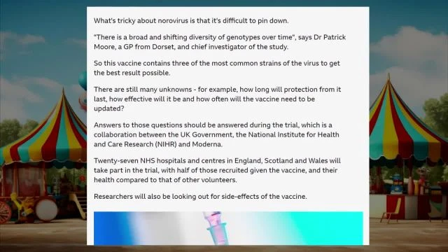 mRNA Vaccines for 24 Hour Vommiting Bug