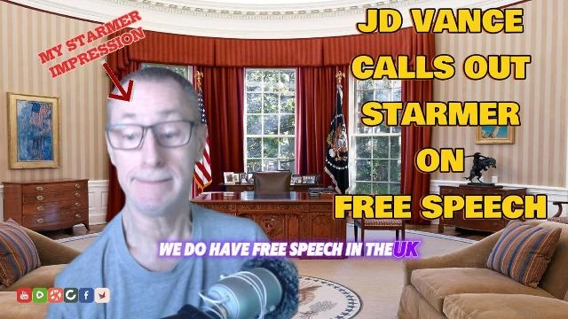 JD Vance calls out Starmer's UK Free Speech policies