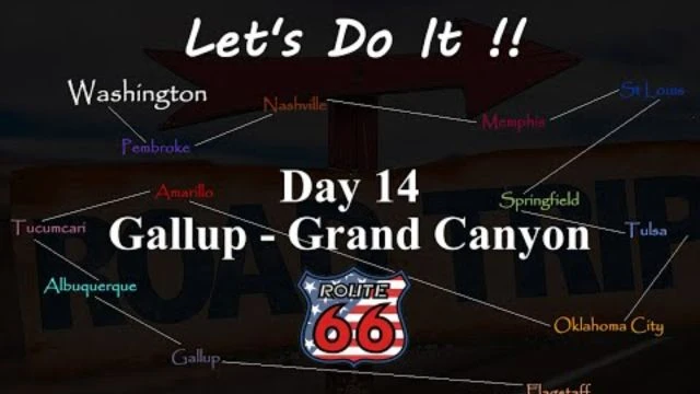 American Road Trip Route 66 Day 14 Gallup to The Grand Canyon