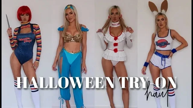 HALLOWEEN COSTUME IDEAS - PART 3 - HOT Halloween Costumes! Try on haul!