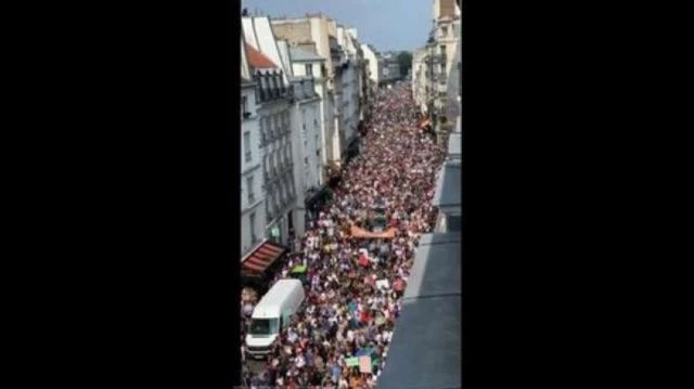 Paris France Protest Against Macrons Covid Legislation (20210717)