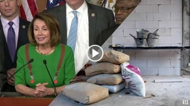 SATIRE  Nancy Pelosi  Desperately in need of a new balcony fears construction material shortage