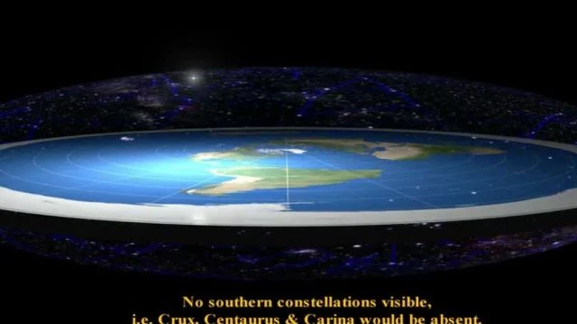 Flat Earth Debunk Visualization