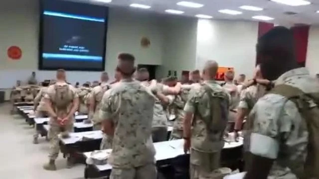 Americas Marines Singing _Days of Elijah